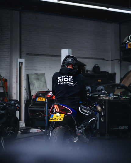 Ride hard hoodie