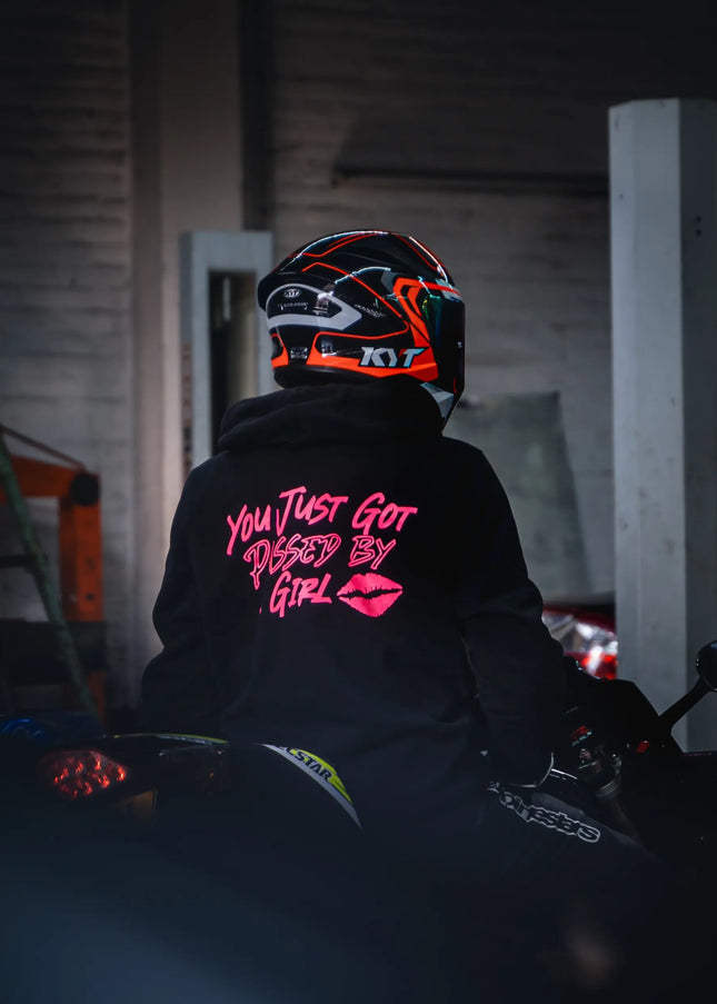 You just got passed by a girl hoodie