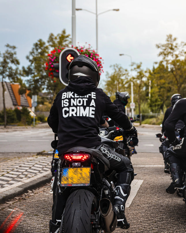 Bikelife is not a crime hoodie