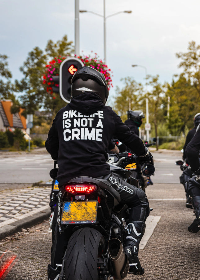 Bikelife is not a crime hoodie