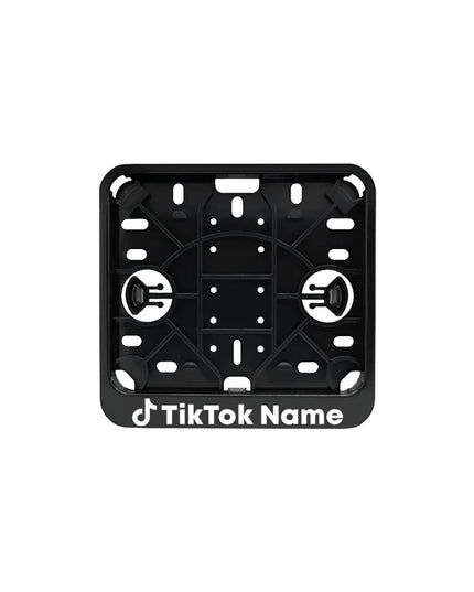 TikTok name sticker plateholder scooter
