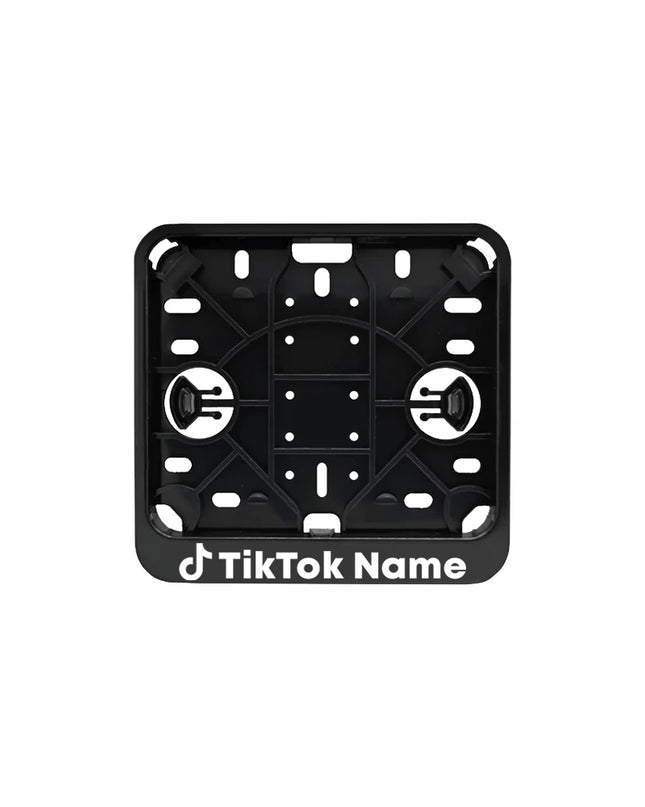 TikTok name sticker plateholder scooter