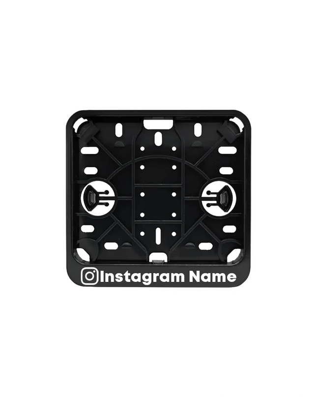 Instagram name sticker plateholder scooter