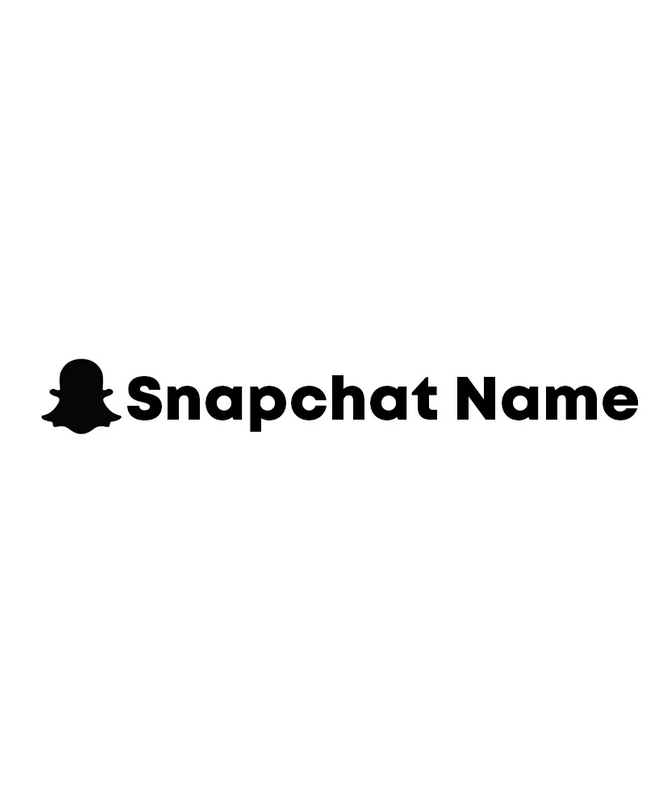 Snapchat name sticker